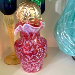 cranberry water pitcher